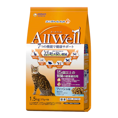 AllWell 15歳以上の腎臓の健康維持用フィッシュ味