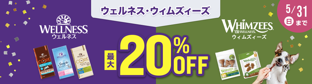 �E�F���l�X�E�E�B���Y�B�[�Y�@�ő�20��OFF