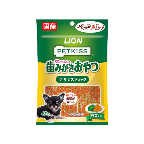 PETKISS犬歯みがきササミ野菜入り(3個セット)